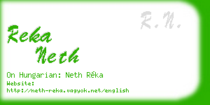 reka neth business card